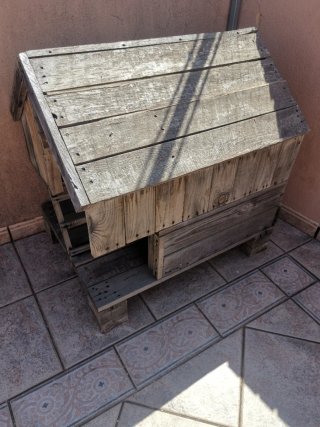 Regalo casa de madera para gatos