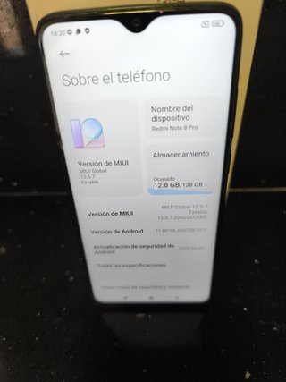 Xiaomi Redmi Note 8 Pro Negro