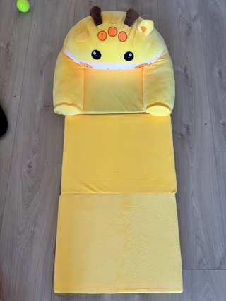 Sofá Cama Infantil Jirafa Amarillo