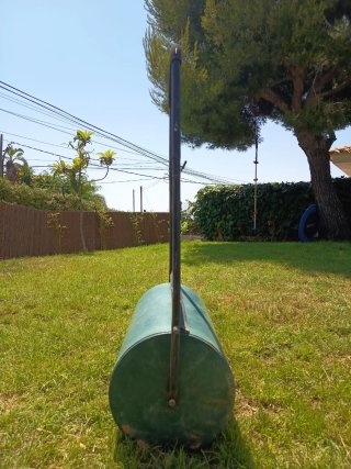 Rodillo de césped para jardín