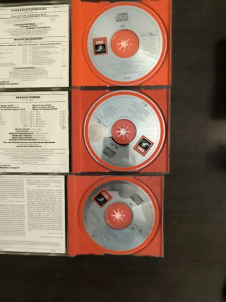 3 CDs Música Clásica: Schubert, Tchaikovsky, Musso