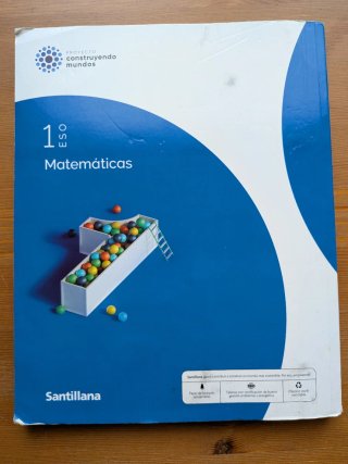 Libro Matemáticas 1 ESO Santillana
