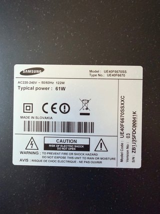 Smart TV Samsung 40 pulgadas