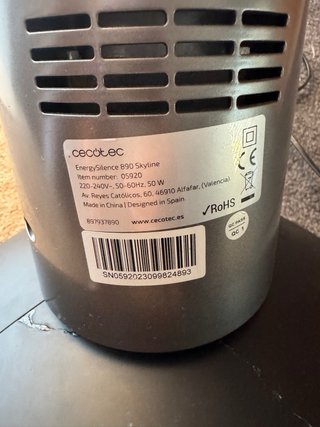 Cecotec EnergySilence 890 Skyline Ventilador Torre