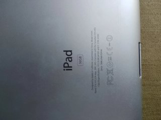 Tablet Apple Negra/Plateada