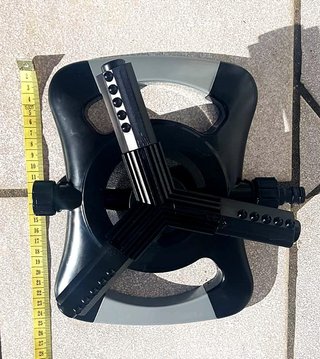 Aspersor Giratorio 3 Brazos con Adaptador