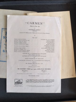 Disco Ópera Carmen Bizet