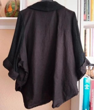 (L) Chaqueta fina negra de Toscane
