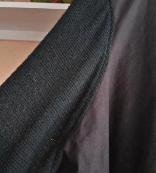 (L) Chaqueta fina negra de Toscane
