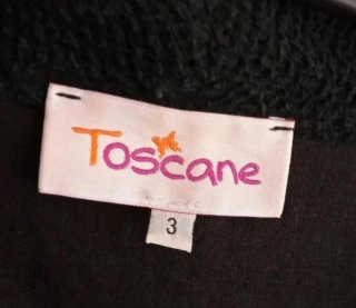(L) Chaqueta fina negra de Toscane