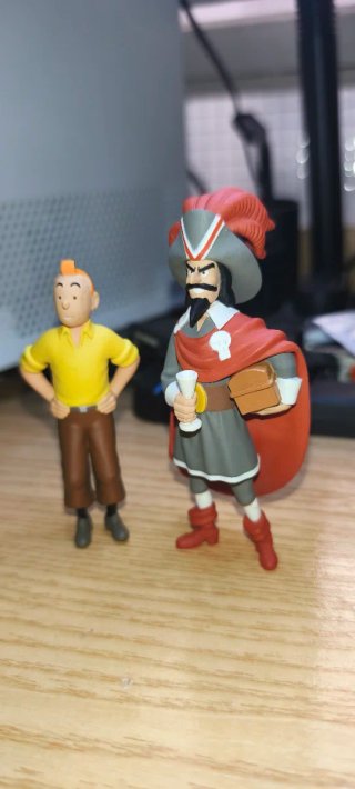 Lote 2 figuras Tintín