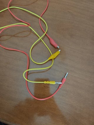 Cables banana a cocodrilo (2 unidades)
