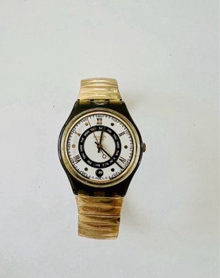 Orologio Swatch Nero e Oro