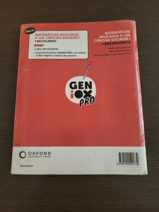 Matemáticas aplicadas a las Ciencias Sociales I...