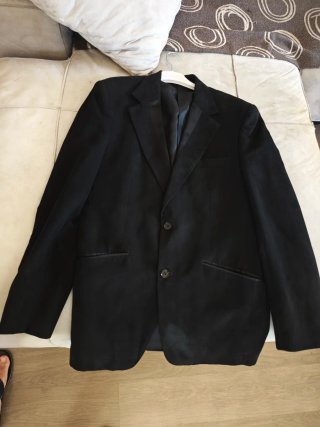 Americana Zara Hombre Negra Talla M
