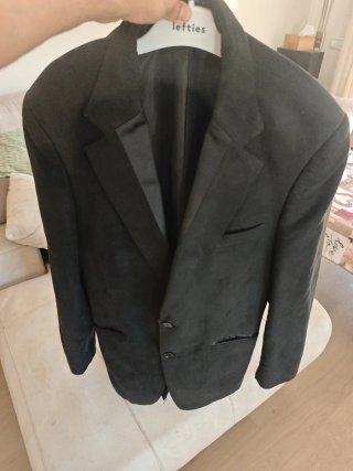 Americana Zara Hombre Negra Talla M