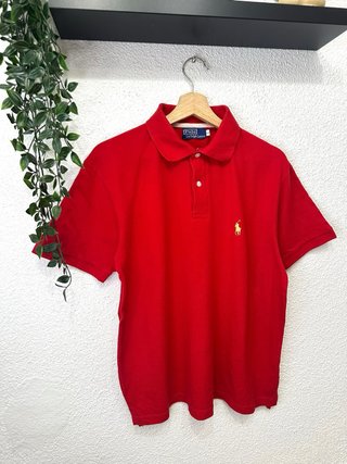 Polo Ralph Lauren Rojo talla L pero da una M