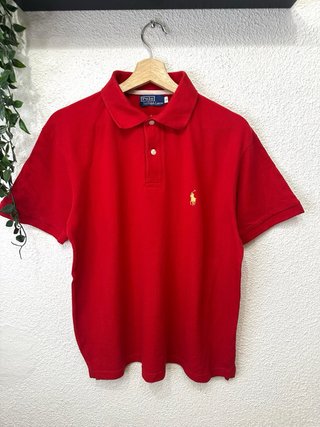 Polo Ralph Lauren Rojo talla L pero da una M