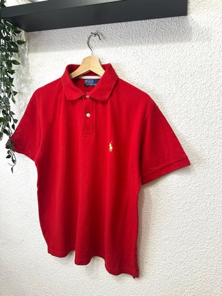 Polo Ralph Lauren Rojo talla L pero da una M