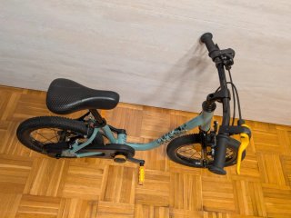 Bicicleta 14 pulgadas niños 3-5 Años 2 en 1 Discov