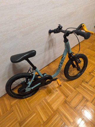 Bicicleta 14 pulgadas niños 3-5 Años 2 en 1 Discov