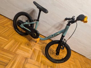 Bicicleta 14 pulgadas niños 3-5 Años 2 en 1 Discov