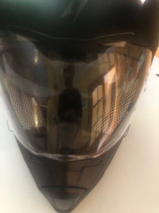 Casco Moto Trail Talla M Negro 57-58