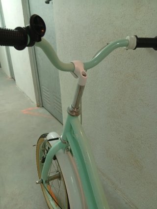 Bicicleta niña mint