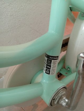 Bicicleta niña mint