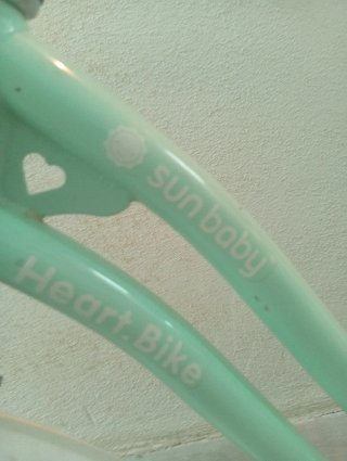 Bicicleta niña mint