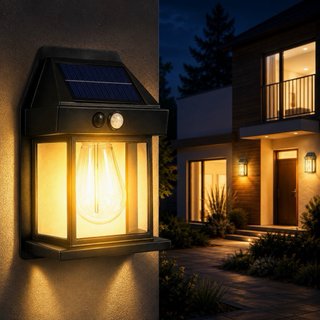 4 Faroles Solares Exterior