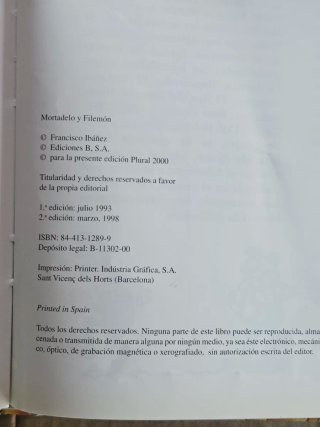 Comics,revista, libro escolar