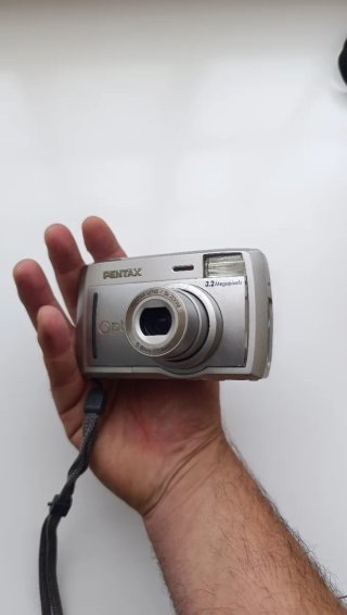 Máquina Pentax Optio L33 Prata a funcionar bem