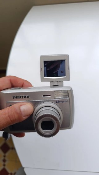 Máquina Pentax Optio L33 Prata a funcionar bem