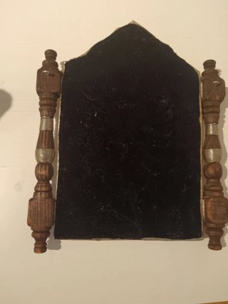 Espejo Marroquí Madera y Hueso.