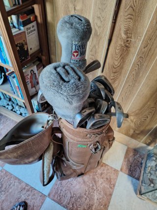 Saco de golf Taylor Made con palos Yamaha