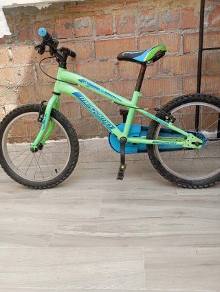 Bicicleta Megamo 16 Verde y Azul