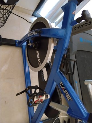 Bicicleta Spinning Care Spider Azul