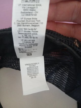 Gorra Vans  Original Negra Talla Única