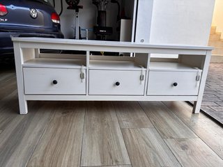 Mesa TV Ikea Hemnes Blanca