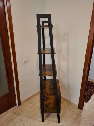 Estantería Industrial Metal y Madera