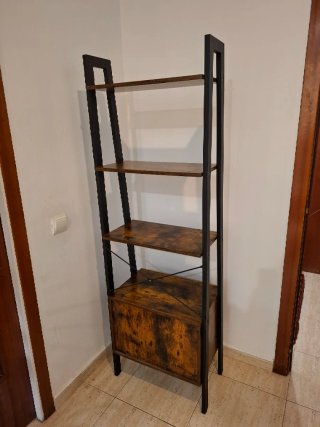 Estantería Industrial Metal y Madera