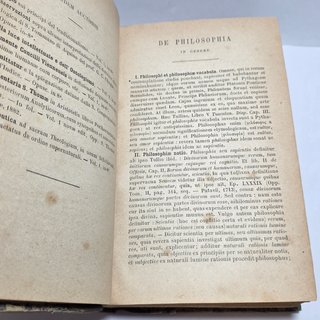 Libro Antico Summa Philosophica Maria Zigliara XIX