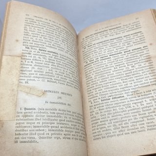 Libro Antico Summa Philosophica Maria Zigliara XIX
