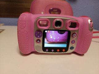 Cámara Vtech Kidizoom Rosa con Auriculares