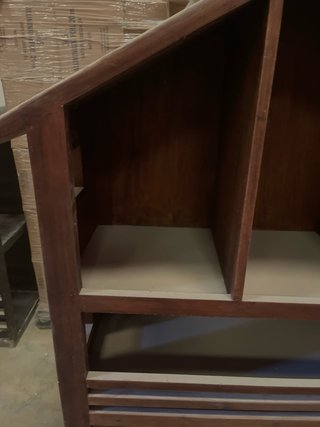 Estantería de madera estilo casa 167 x 120 x 38