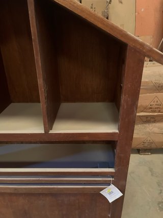 Estantería de madera estilo casa 167 x 120 x 38