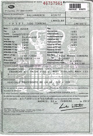 Land Rover Discovery 4 211 cvs 7 plazas averiado