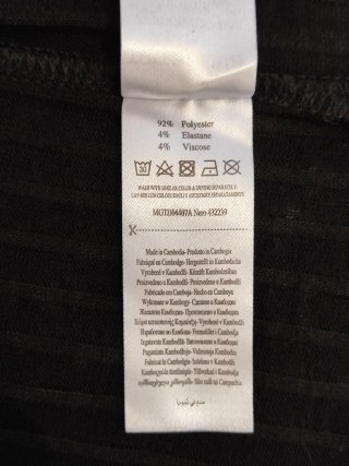 Maglia pullover Terranova nera a costine