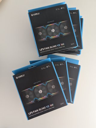Lian Li Uni Fan SL140 V2 Black (6 unidades)